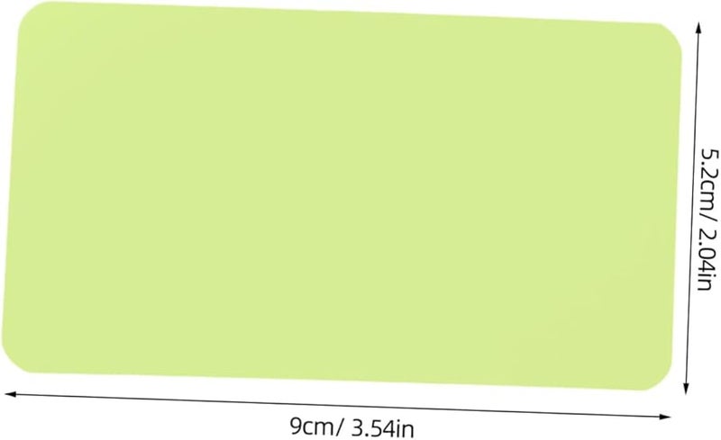بطاقات العمل الخضراء الفارغة 100 قطعة حواف مستديرة مزدوجة الجانب لألعاب دراسة المفردات - Image 2